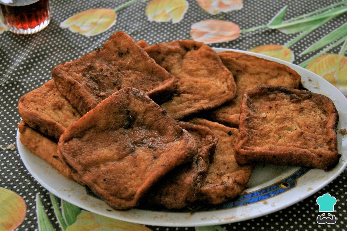 Receta de Torrijas con pan de molde en microondas