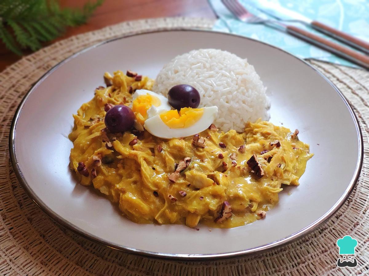 Receta de Ají de pollo