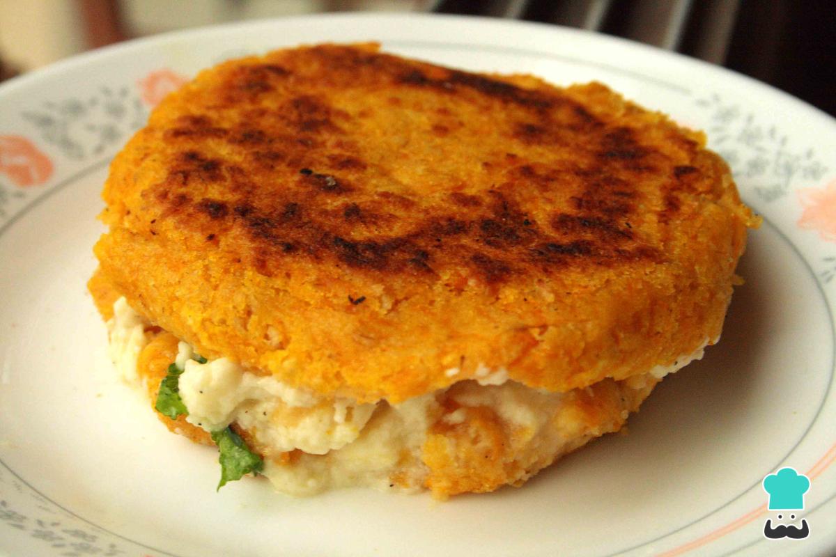 Receta de Arepa de auyama sin harina de maíz