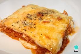 Receta de Lasagna de atun facil