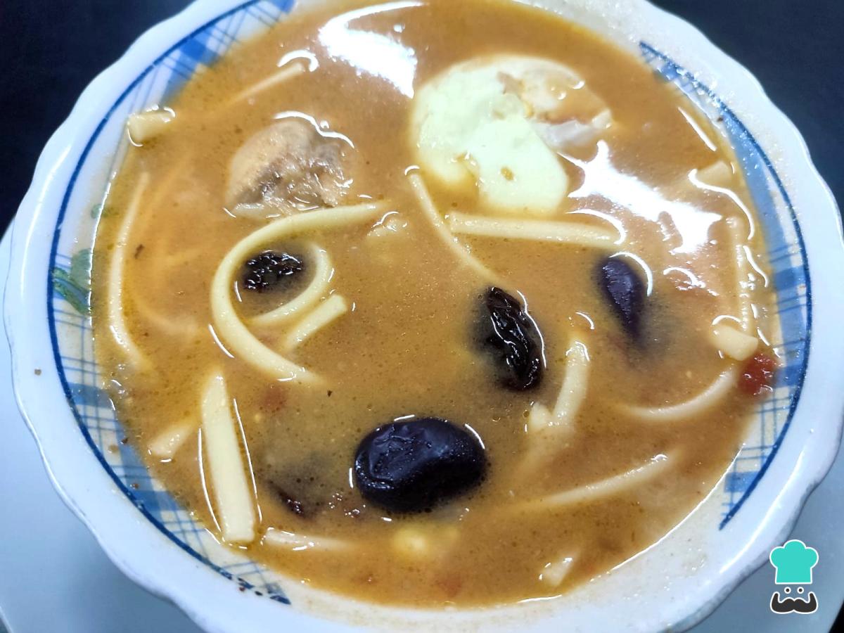 Receta de Sopa de novios