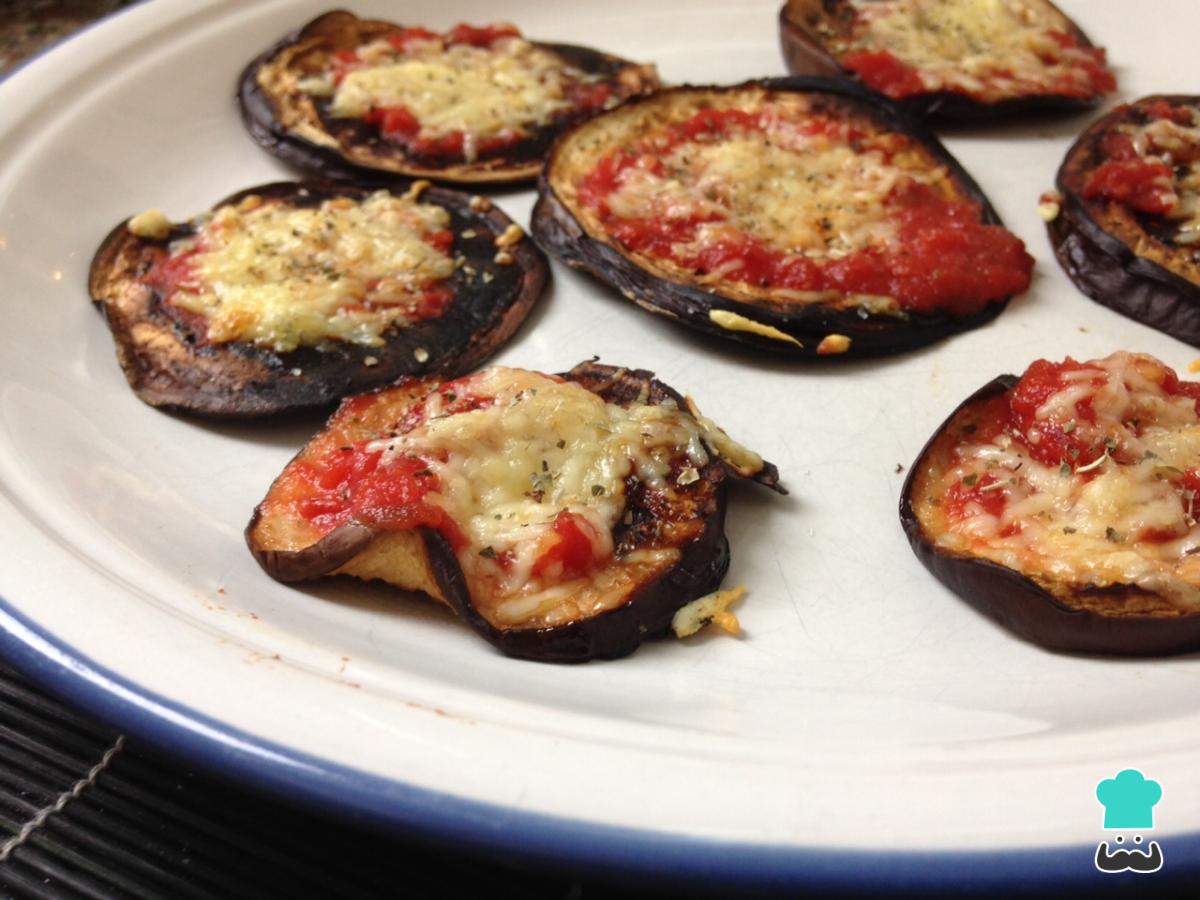 Receta de Pizza de berenjenas