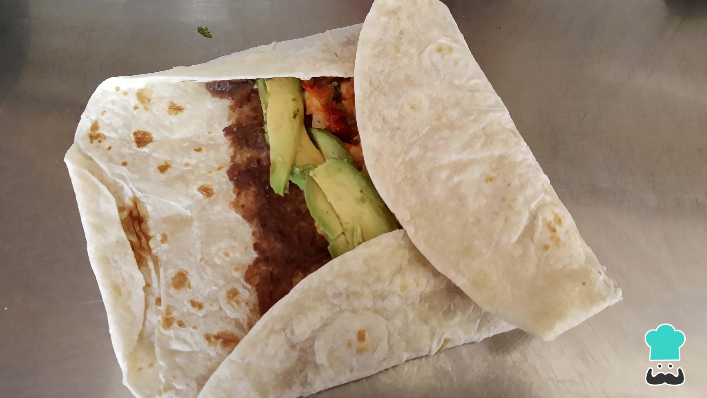 Burritos de camarón Fácil