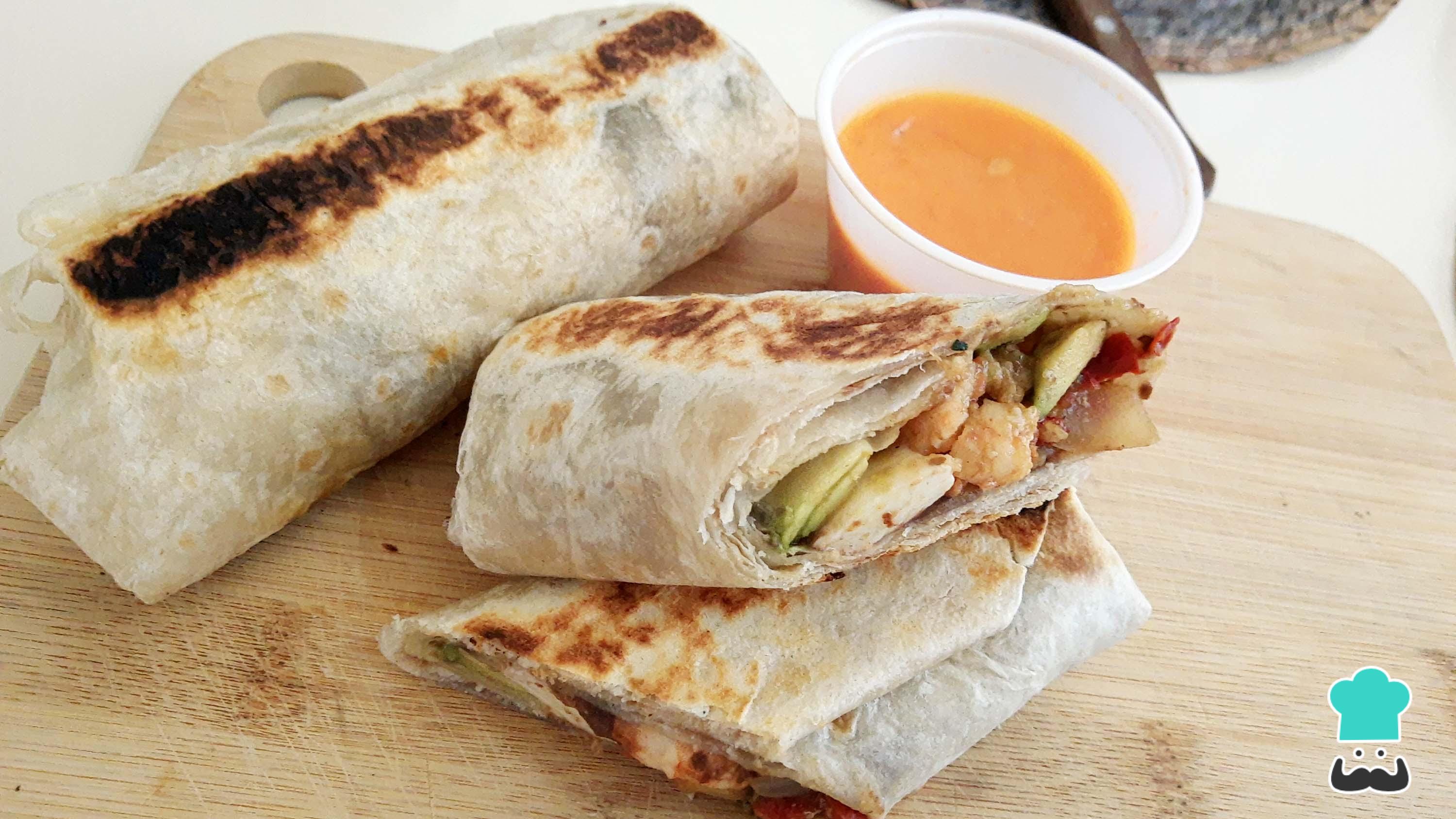 Burritos de camarón Fácil