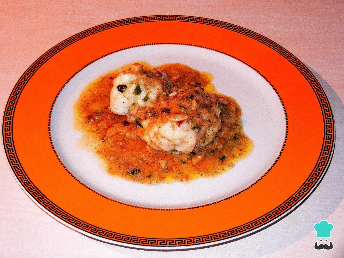 Receta de Rape con pimentón