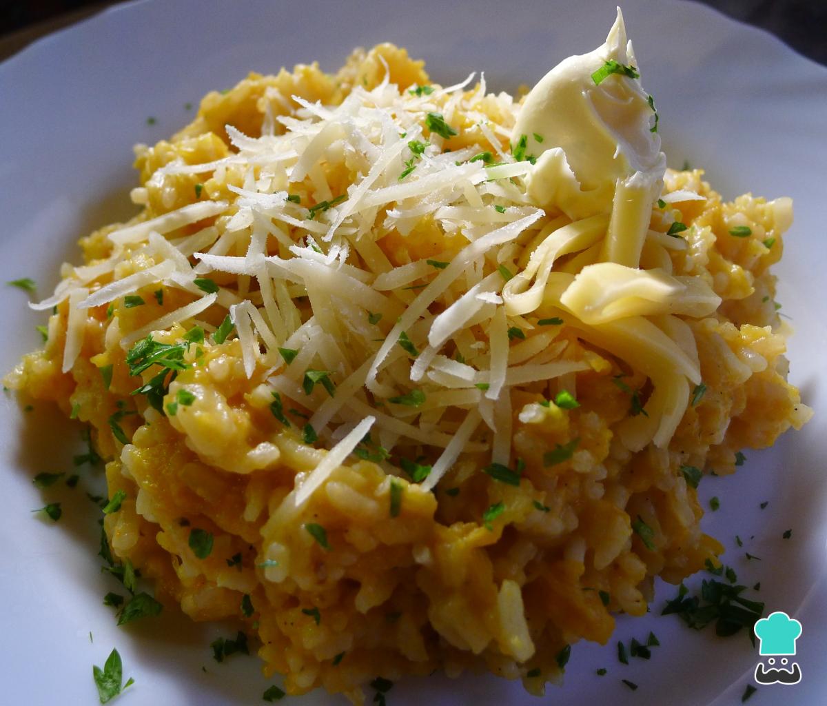 Receta de Risotto de calabaza