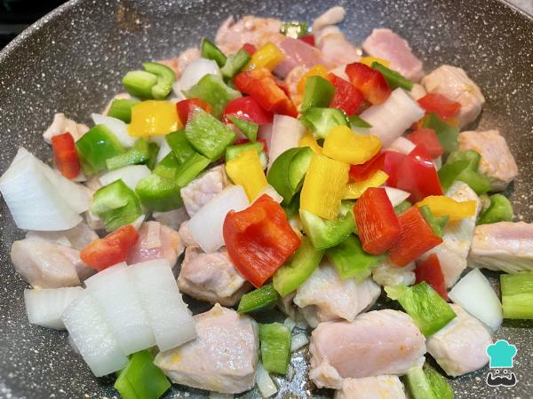 Receta de Alambre de puerco - Paso 4