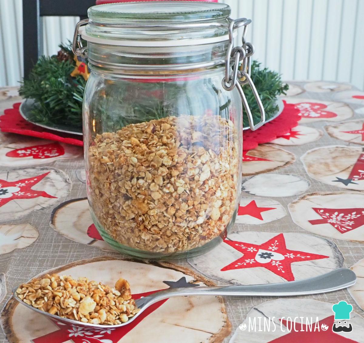 Receta de Granola casera fácil, rápida y deliciosa