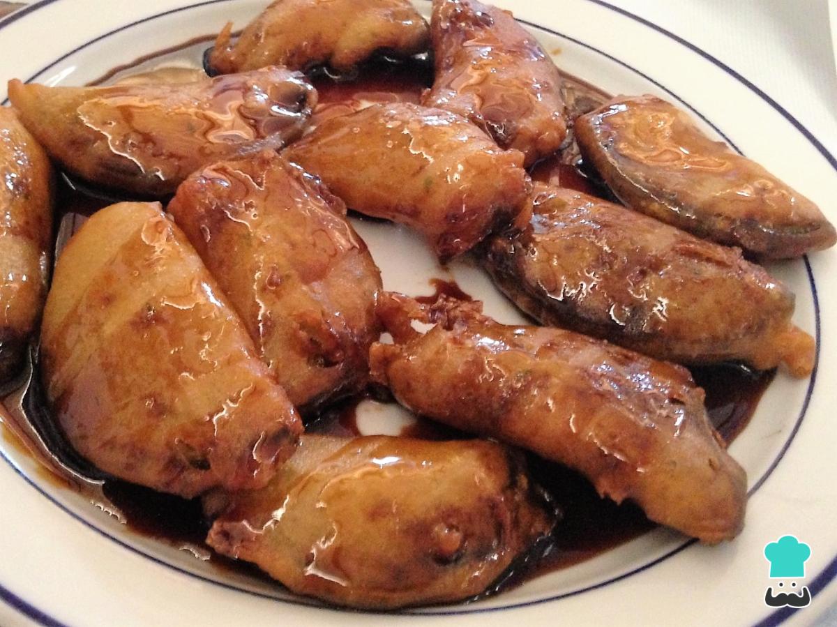 Receta de Berenjenas con miel de caña crujientes