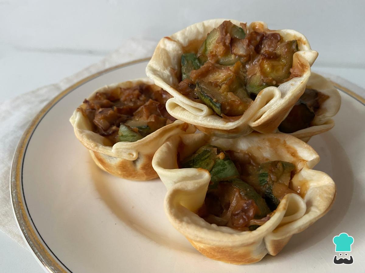 Receta de Canastitas de zapallitos