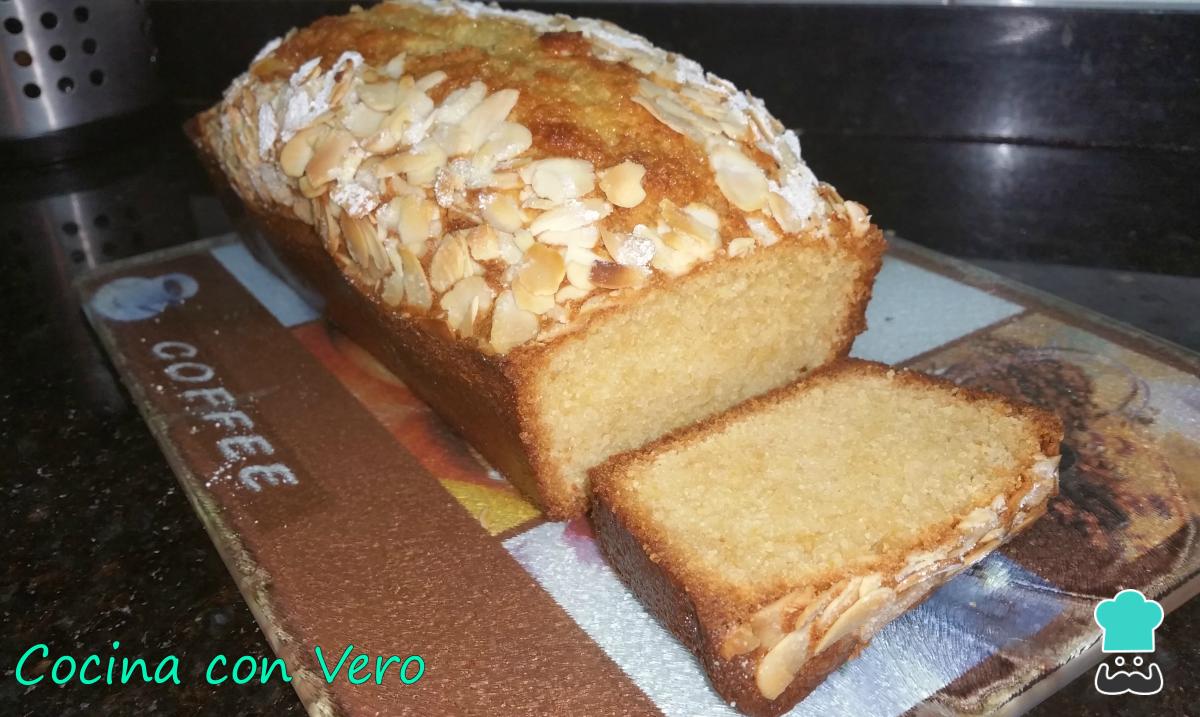 Receta de Queque de almendras fácil