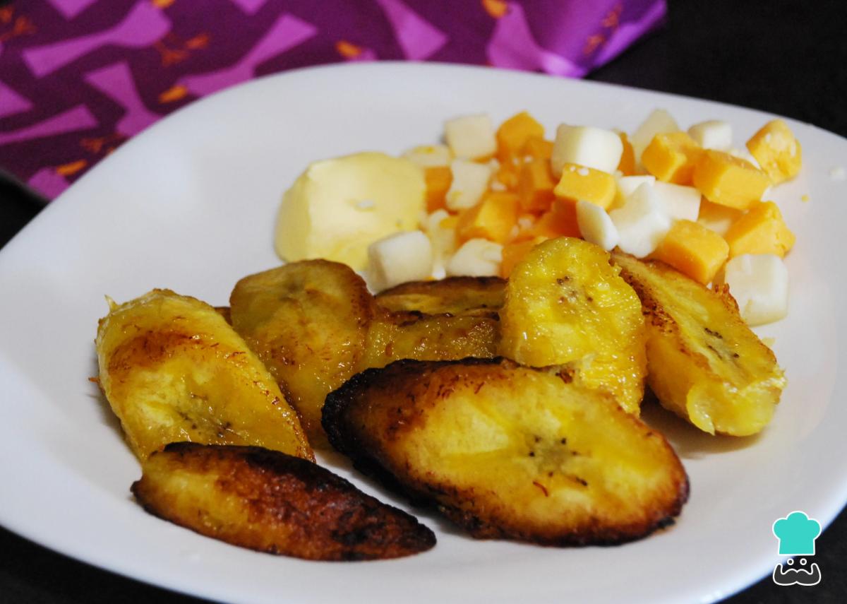 Receta de Tajadas de plátano maduro