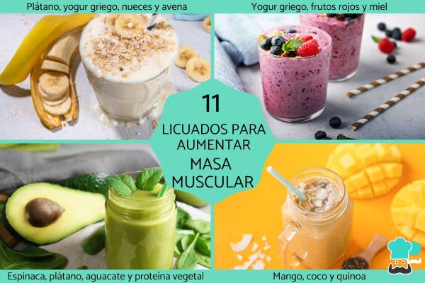 Licuados para aumentar masa muscular