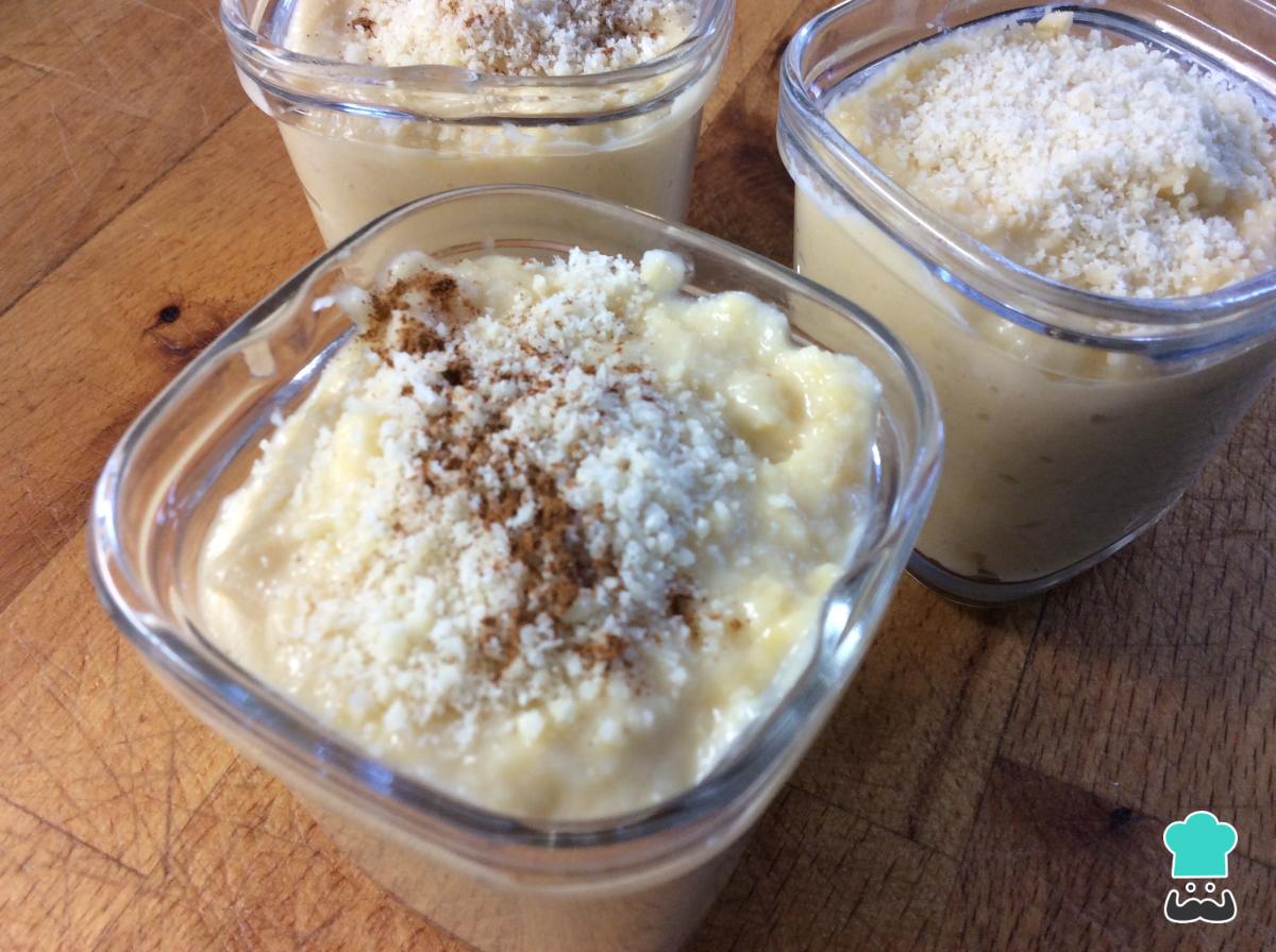 Receta de Natillas de almendra