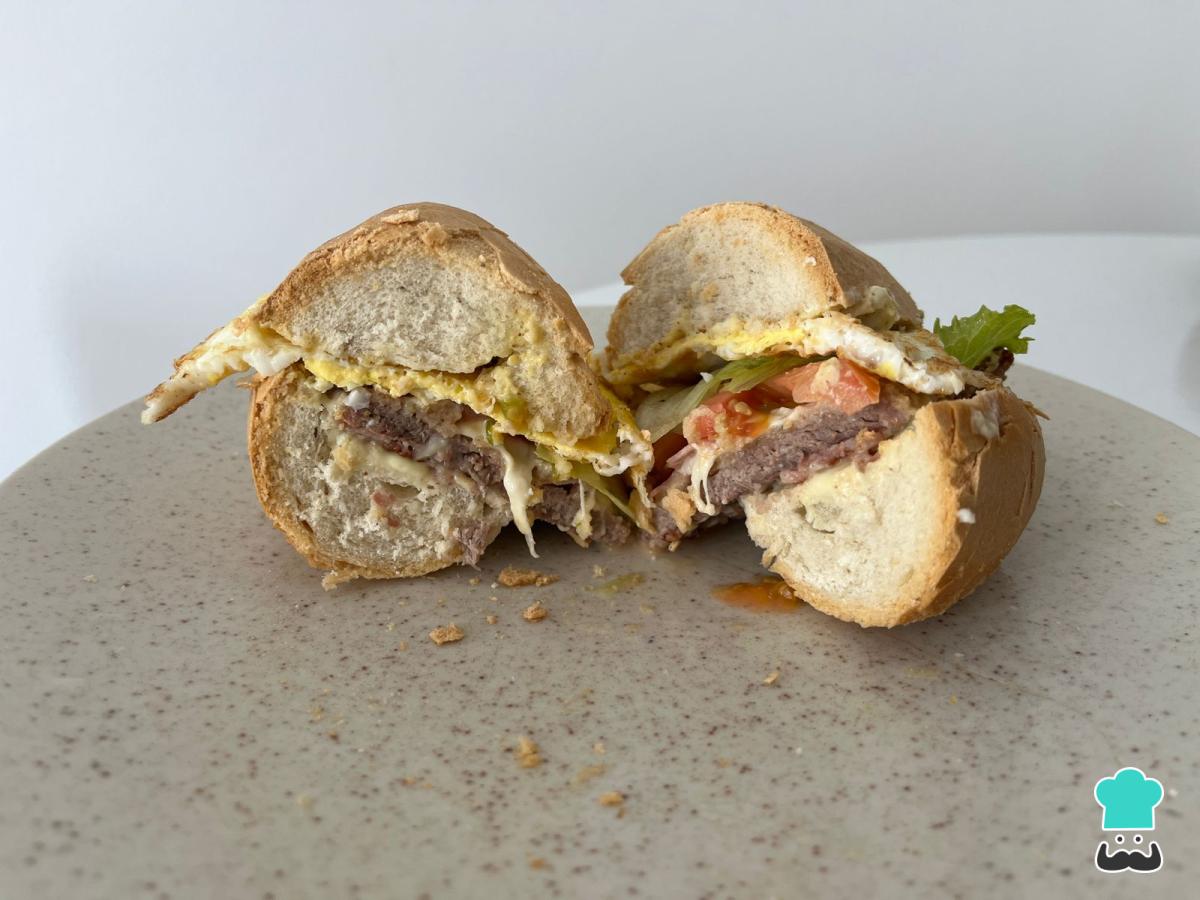 Receta de Sándwich de milanesa tucumano