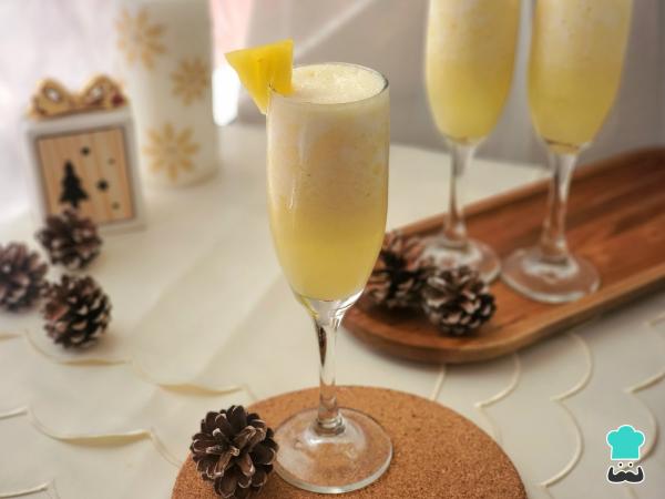 Sorbete de piña al cava