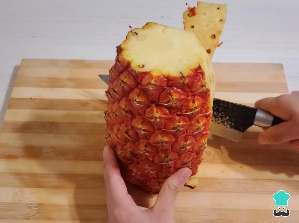 Sorbete de piña al cava - Paso 1