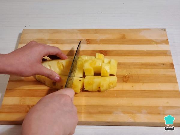 Sorbete de piña al cava - Paso 2