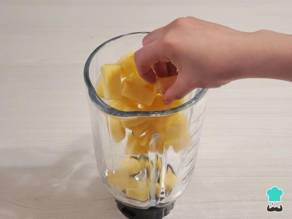 Sorbete de piña al cava - Paso 3