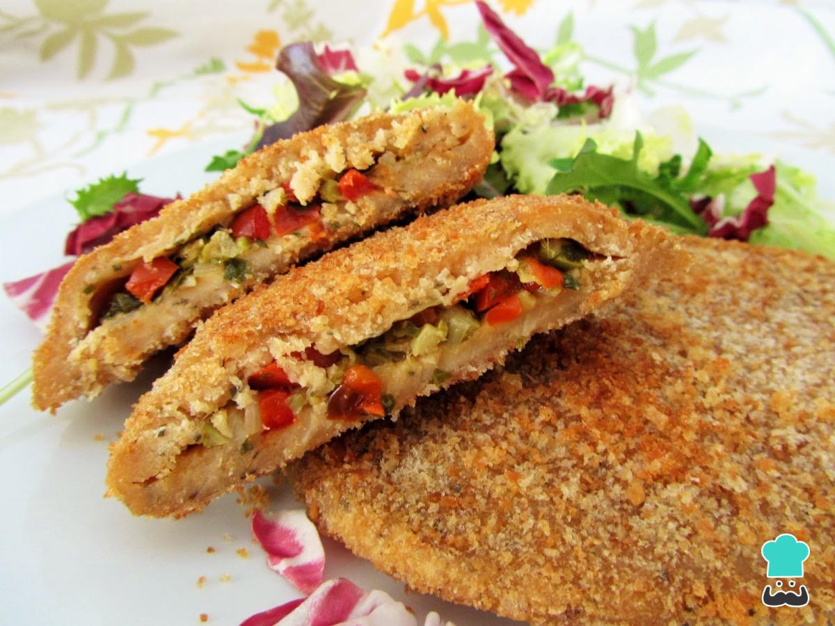 Receta de Milanesas de soja rellenas