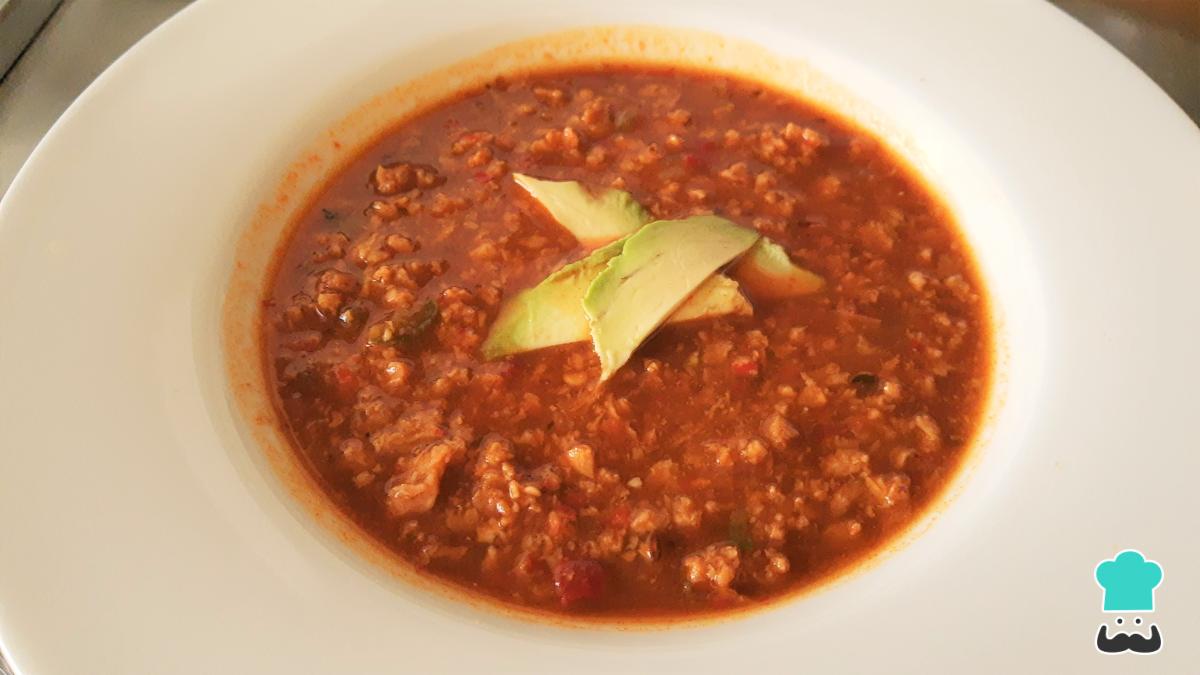 Receta de Chili vegano