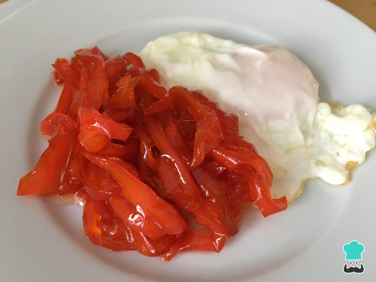 Receta de Pimientos rojos caramelizados