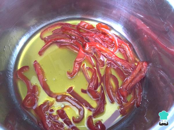 Receta de Pimientos rojos caramelizados - Paso 4