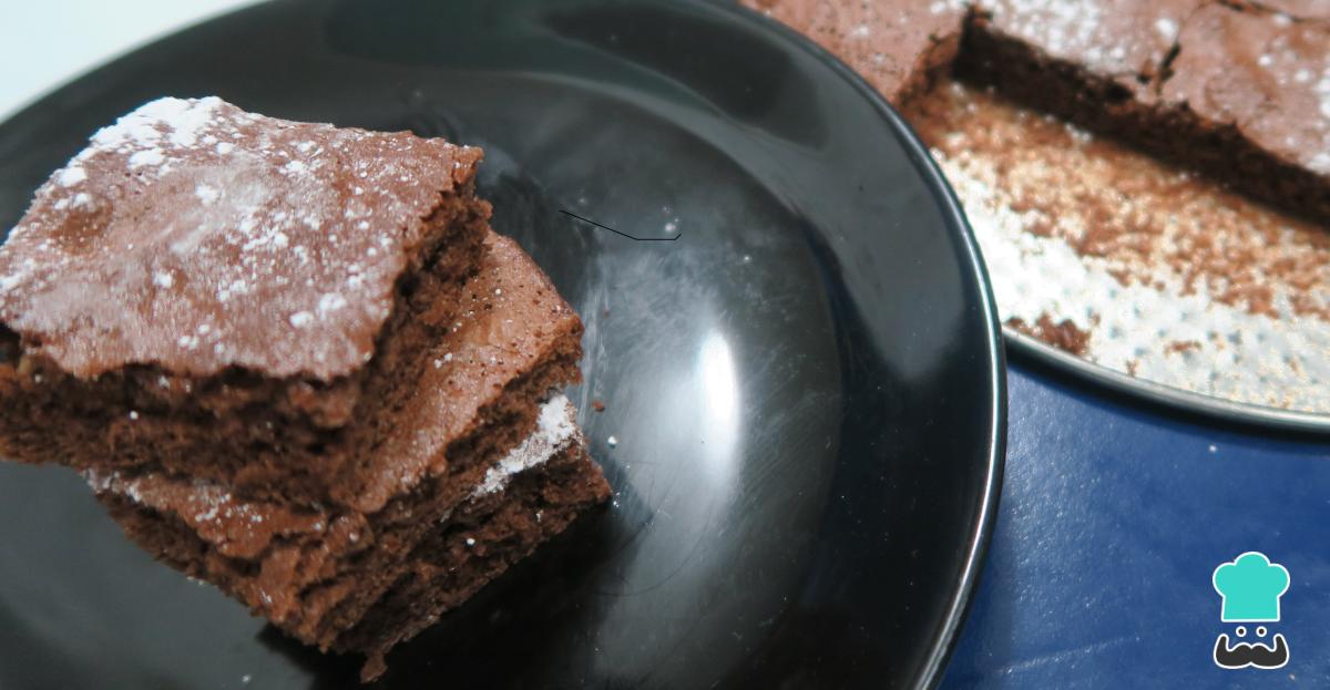 Receta de Brownie de chocolate fácil y rápido