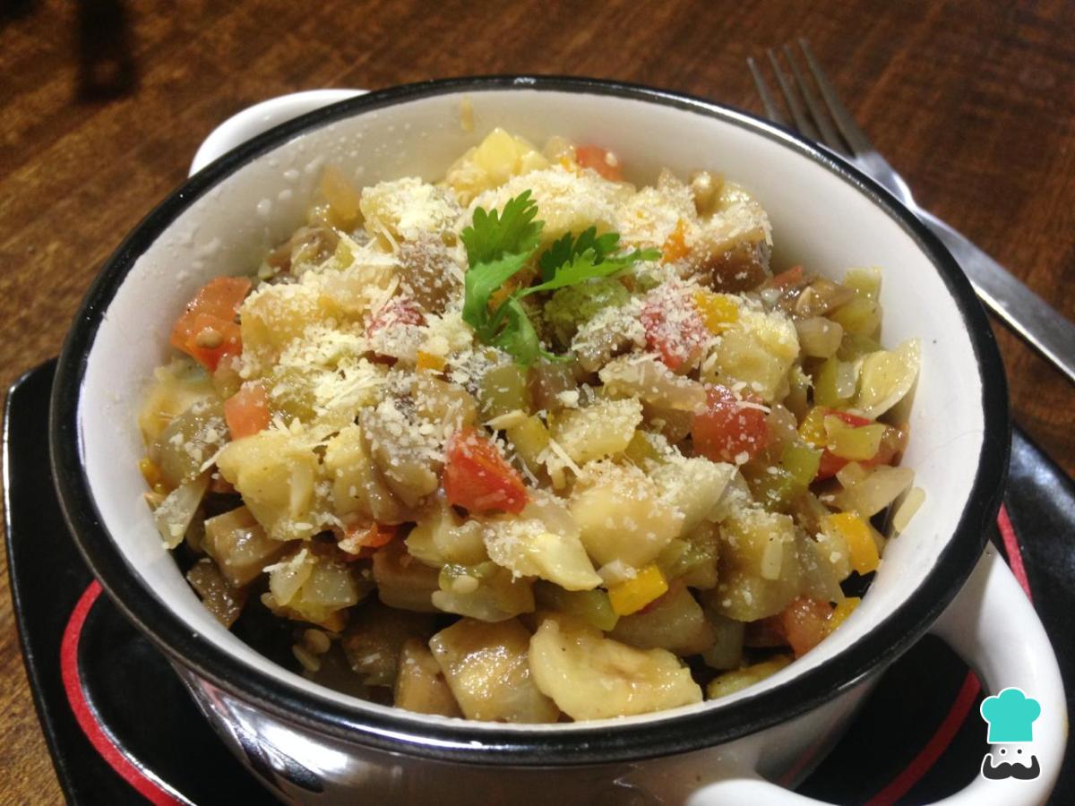 Receta de Pisto con berenjena