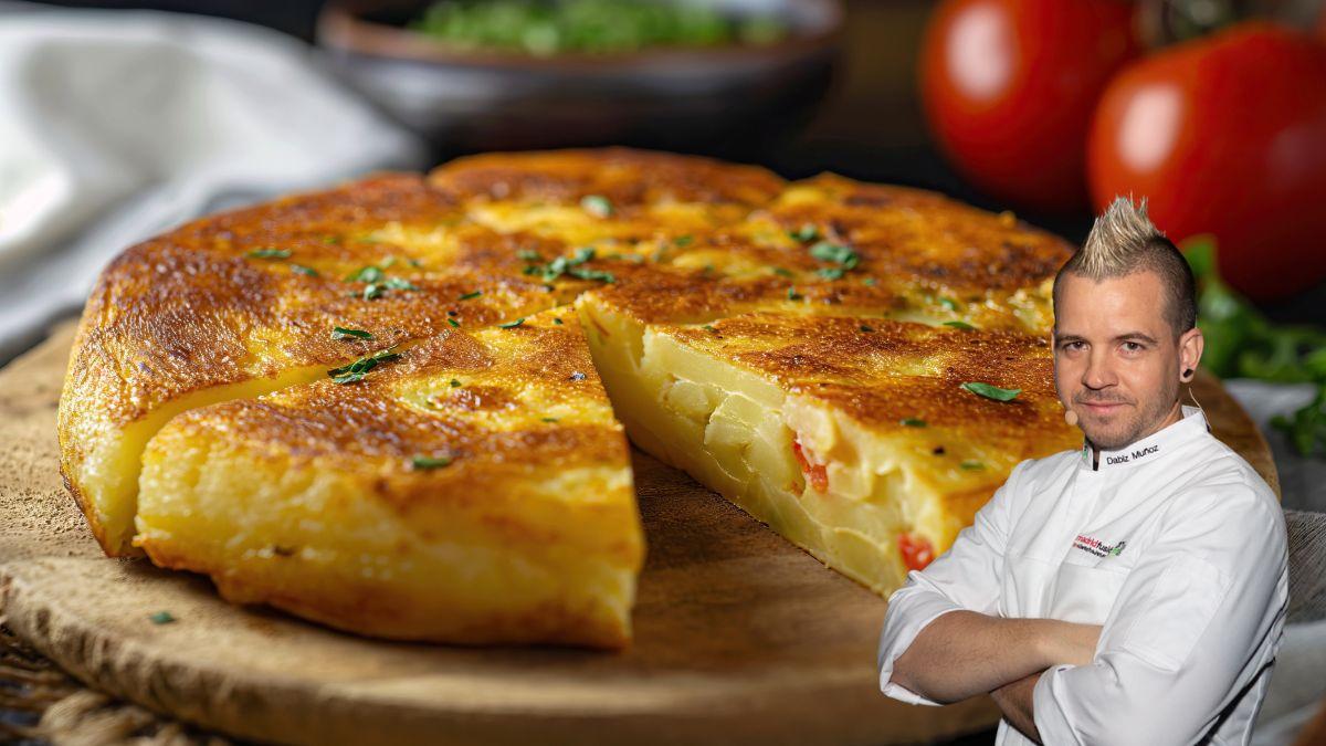 Dabiz Muñoz, chef 4 estrellas Michelin: “La tortilla de patatas más jugosa se hace poco cuajada y se guisa con carabineros, azafrán y pimentón”