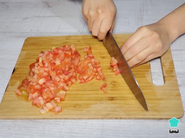 Receta de Ensalada de lentejas de bote - Paso 1