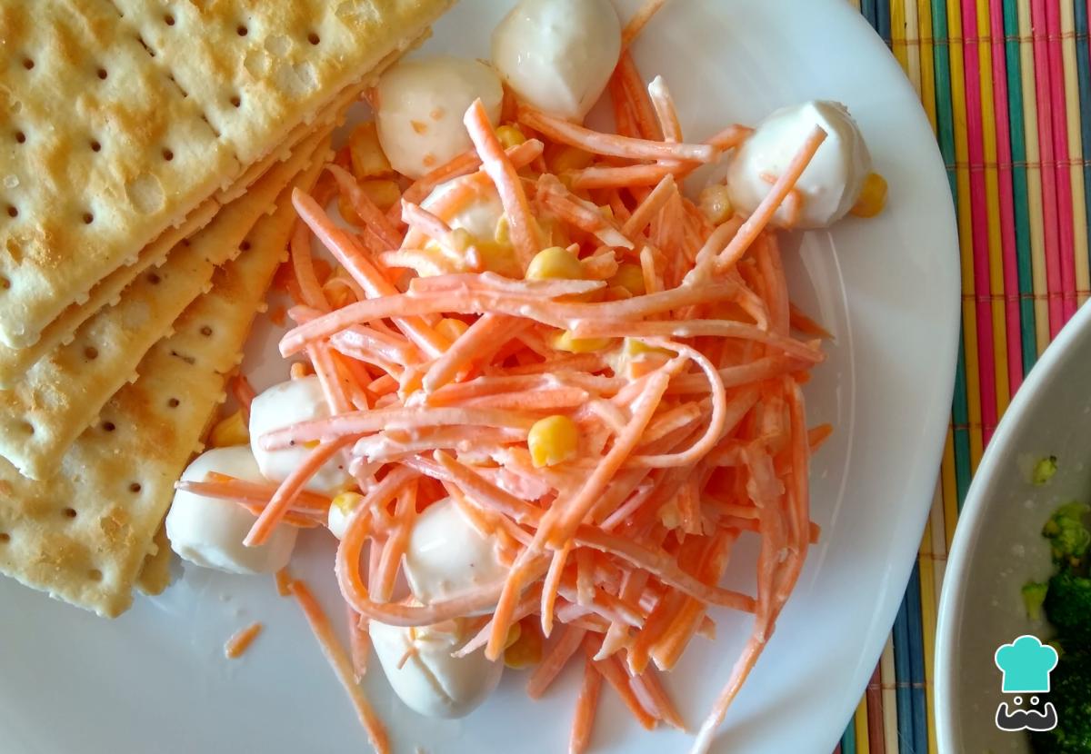 Receta de Ensalada de zanahoria rallada