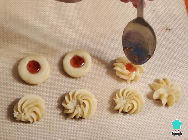 Receta de Galletas de mantequilla con mermelada - Paso 6
