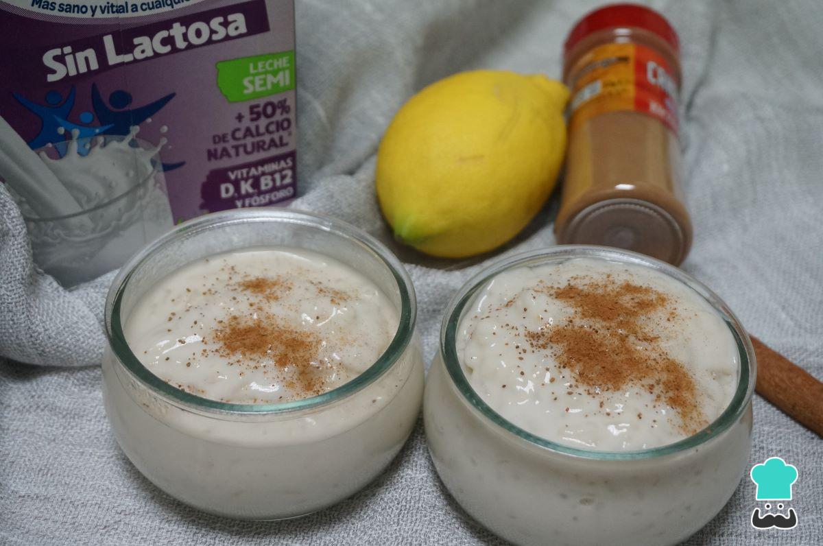 Receta de Arroz con leche sin lactosa