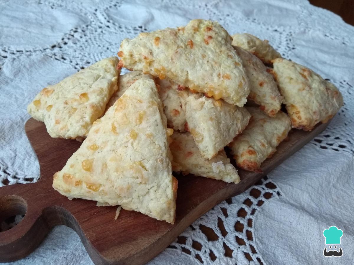 Receta de Scones de queso