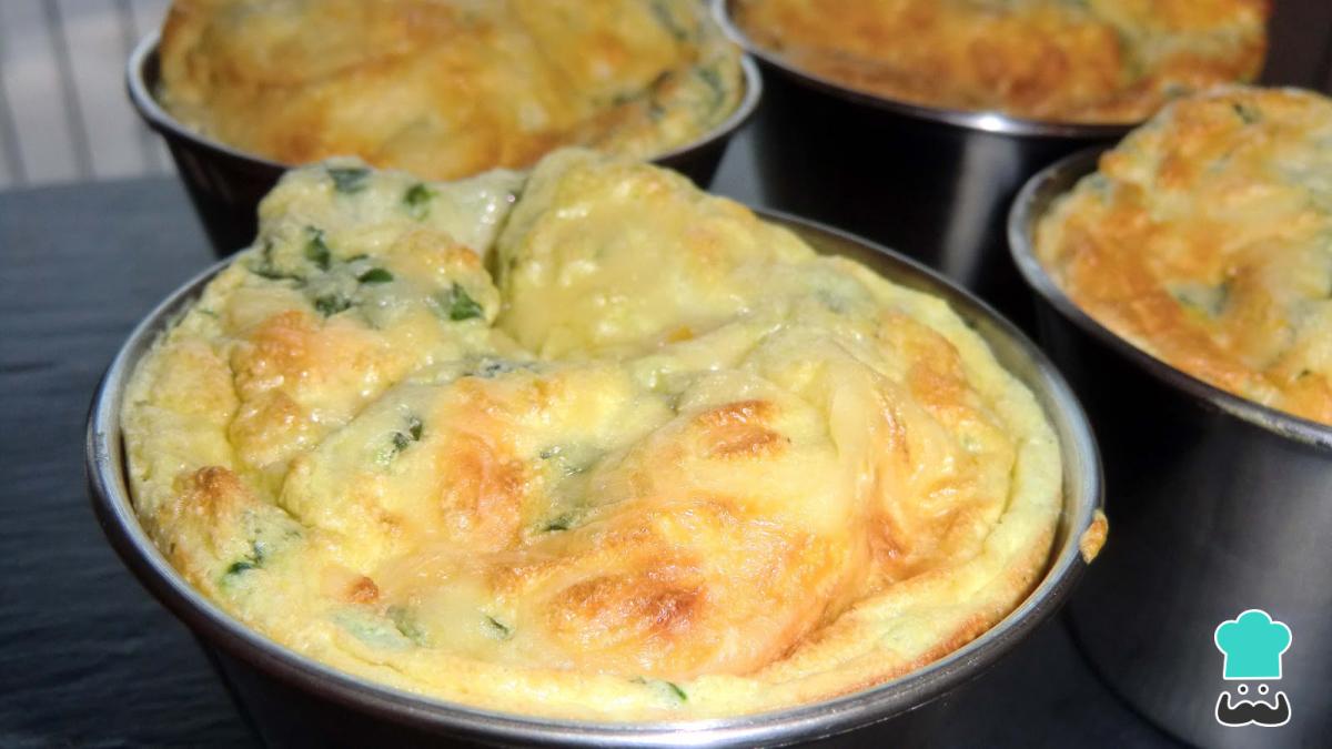 Receta de Tortilla souffle con queso y perejil