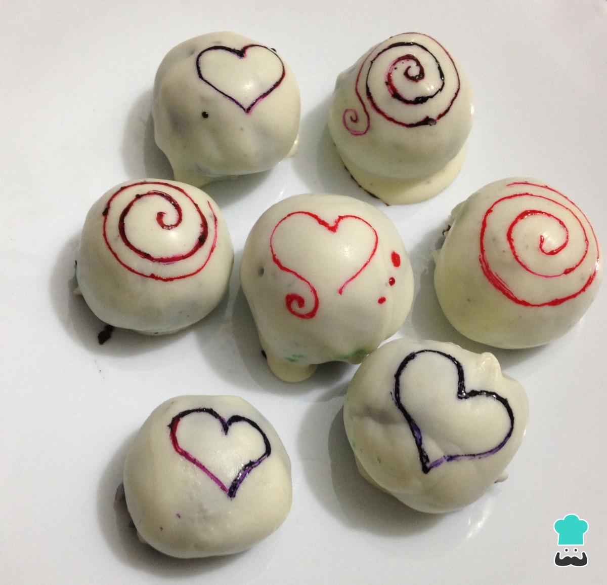 Receta de Bombones de oreo