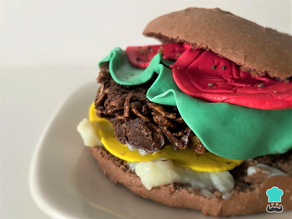 Receta de Hamburguesa de chocolate