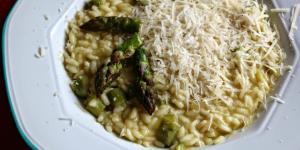 Risotto de espárragos trigueros