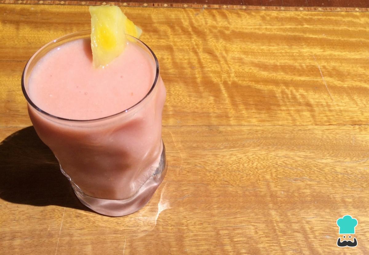 Smoothie de piña y naranja