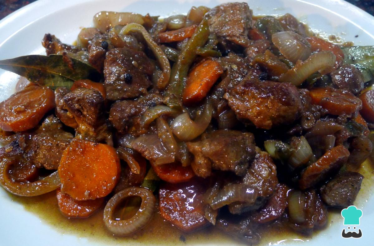 Receta de Solomillo en salsa con vino tinto