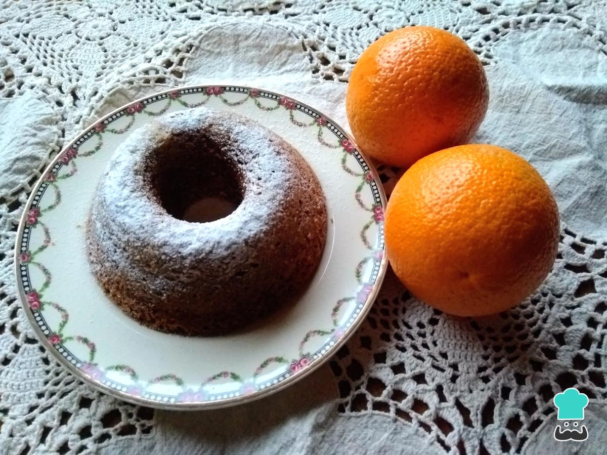 Receta de Budín de avena y naranja sin harina