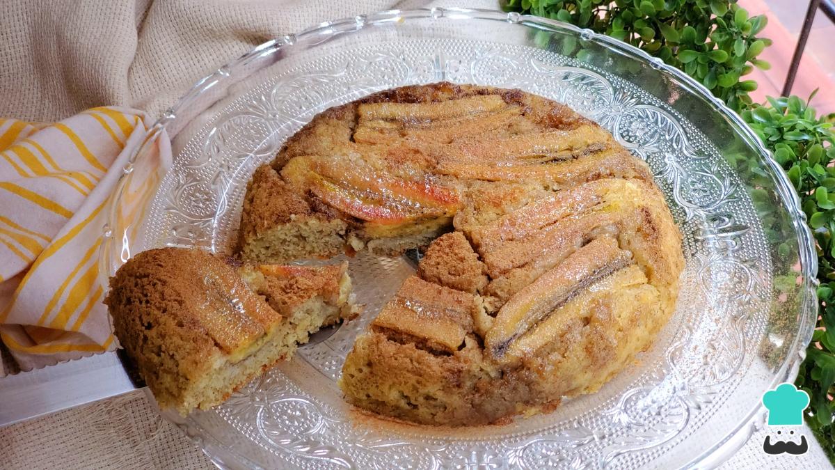 Receta de Tarta de plátano sin horno