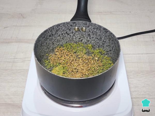 Té para desinflamar el estómago y eliminar gases - Paso 3