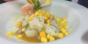 Receta de Ceviche peruano con mango y pescado