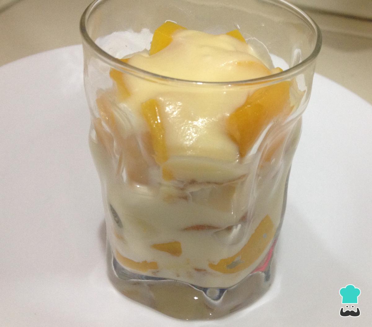 Receta de Tres leches de durazno