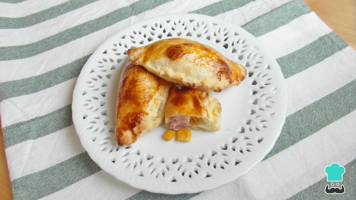Receta de Empanadas de jamón, queso y choclo
