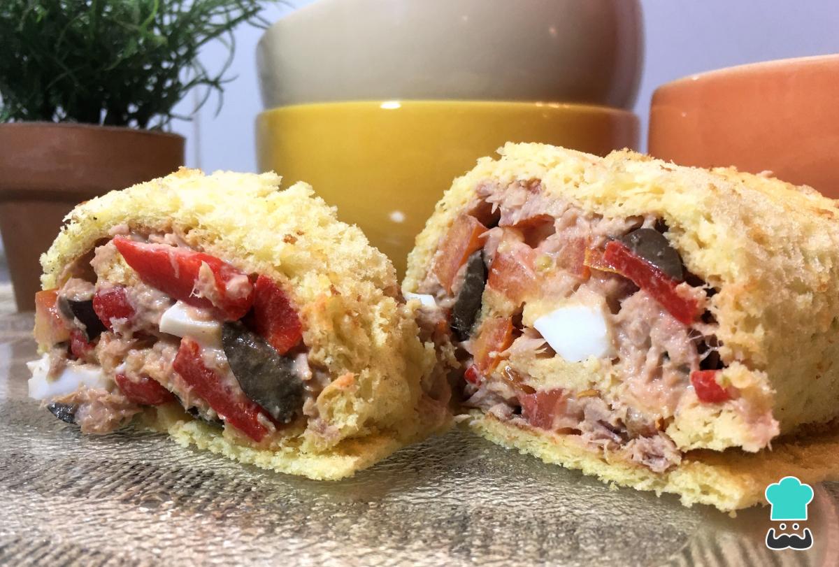 Receta de Pionono de atún