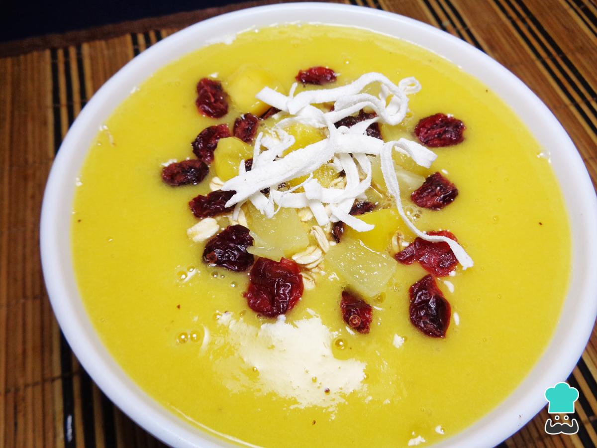 Smoothie bowl de mango