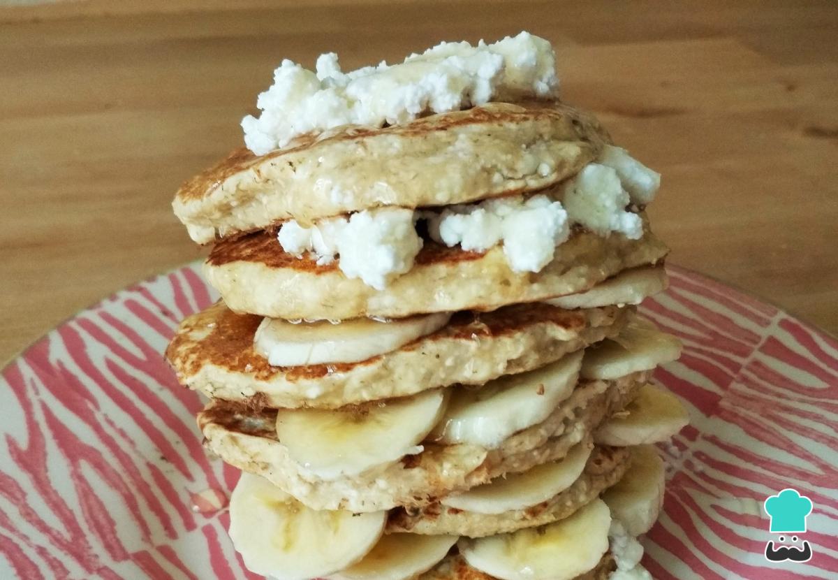 Receta de Tortitas de avena con requesón